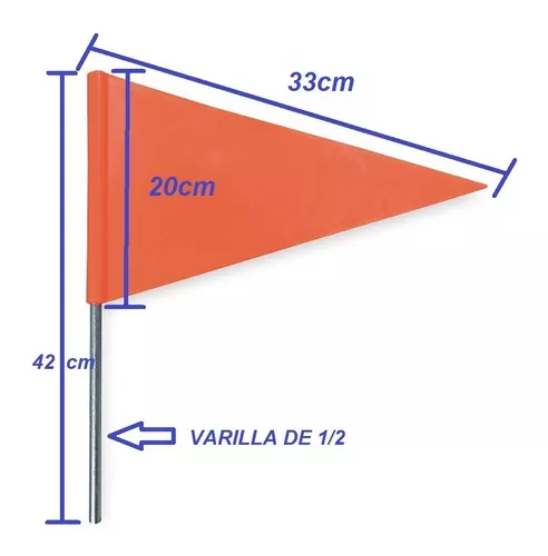 BANDERIN NARANJA FLEXIBLE - Imagen 4