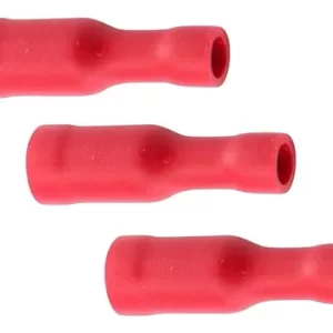 Terminal tipo bala hembra roja