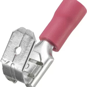 Terminal enchufe espada roja