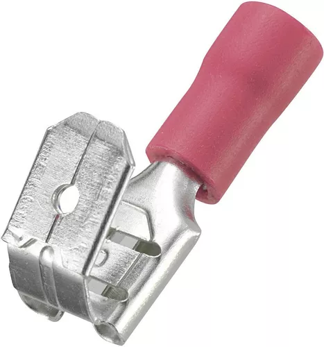 Terminal enchufe espada roja